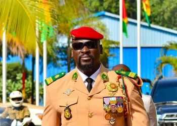 Le président de la transition Mamady Doumbouya