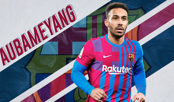 Le joueur Gabonais Aubameyang signe au FC Barcelone